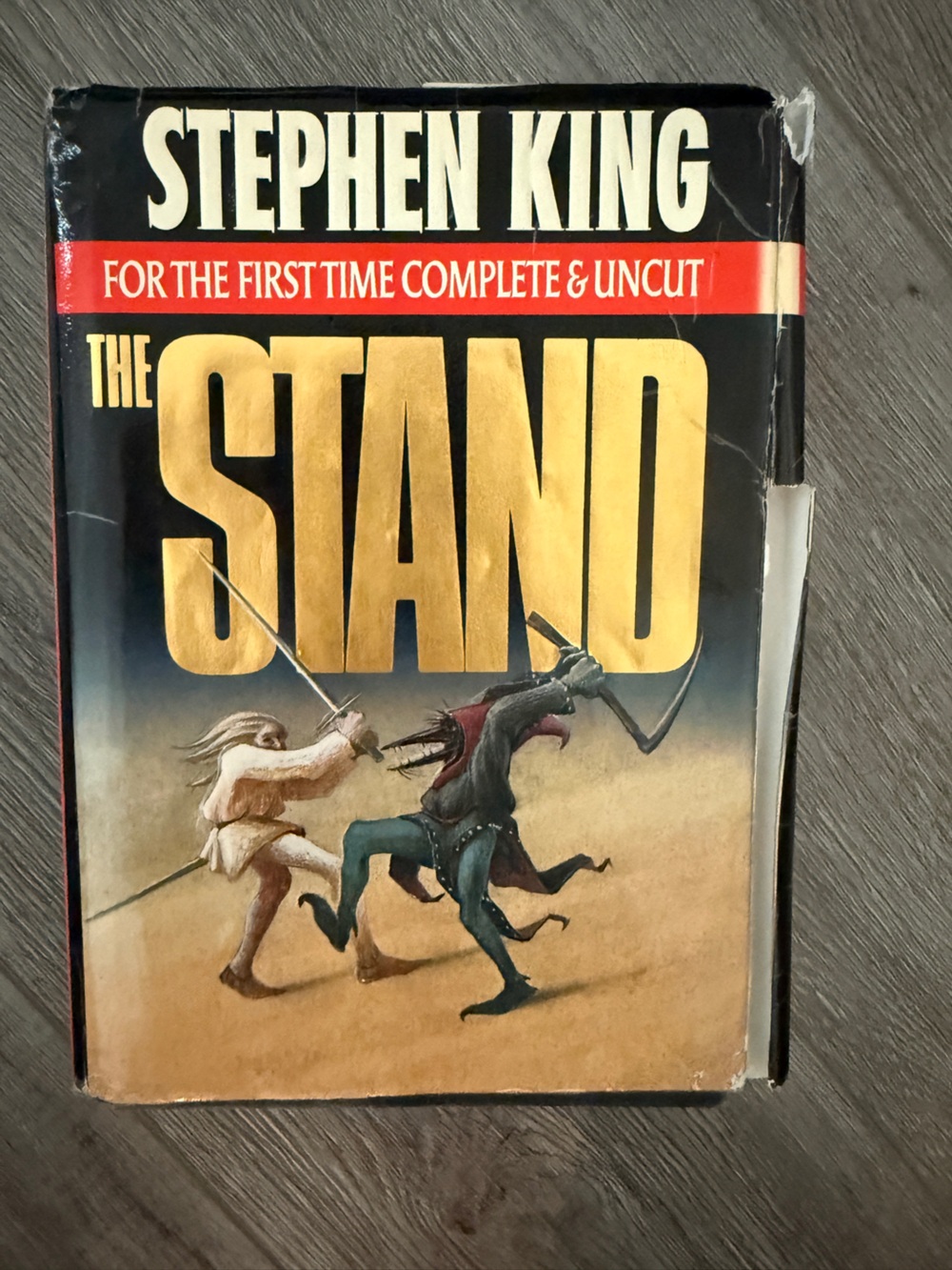 The Stand Hardcover Book - Classic Black and Gold Cover